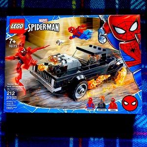 LEGO SPIDER-MAN and GHOST RIDER vs CARNAGE 212 pieces 7+.